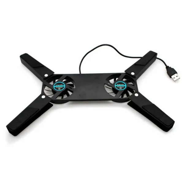 for Laptop Folding Foldable Cooler USB Dual Fan Pad Cooling Cool Pad Notebook - Image 3