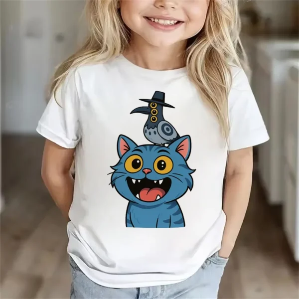 Children Clothes Girl Boy KPop Demon Hunters Soft Summer Tops 2025 Hot Movie Print T Shirts Print Kids T-shirt - Image 11