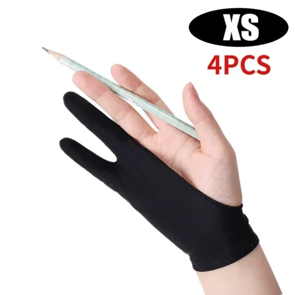 Drawing Glove Palm Rejection Two Finger Gloves for Apple IPad Capacitive Tablet Screen Artist Right/Left Hand Graphic Tablet - Image 14