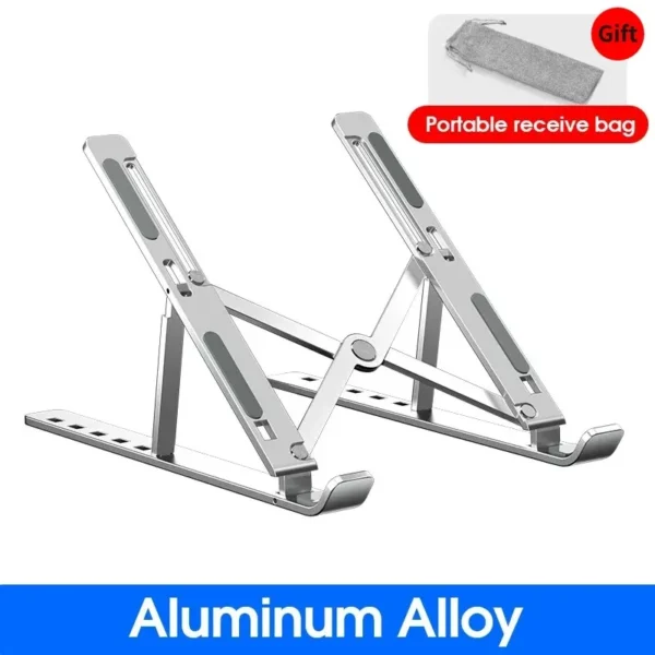 Foldable Laptop Stand Adjustable Portable Notebook Bracket Support Base Aluminum Alloy Holder For Macbook Laptop PC Accessories - Image 9