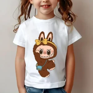 Trendy Letter Print Short Sleeve round Neck Kids T-Shirt Cotton Summer New Arrival Children Clothing for Boys