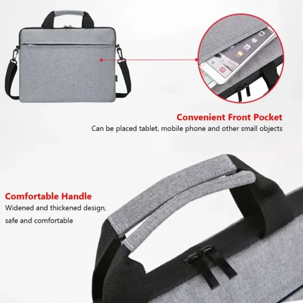 Laptop Bag Sleeve Case Shoulder HandBag Notebook Pouch Briefcases 133 14 156 inch For Lenovo HP Huawei Asus Dell Samsung - Image 3