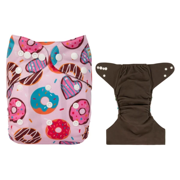U Pick ALVABABY Bamboo Charcoal Diaper for Baby Reusable Nappy for Babies 3-15kg with 1pc Charcoal Insert - Image 8