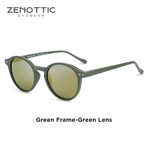 ZENOTTIC Retro Polarized Sunglasses 2023 2024 Men Women Vintage Small Round Frame Sun Glasses Polarized Lens UV400 Goggles Shade - Image 28
