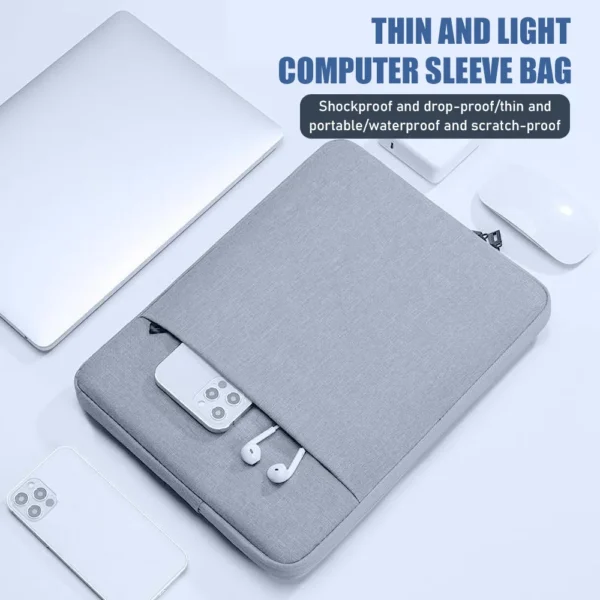 Laptop Bag for Macbook Air m2 Case 13 13.3 14 15 16 Inner Bladder For Macbook Pro Air M1 Lenovo Dell HP Huawei Xiaomi Denim Bag - Image 3