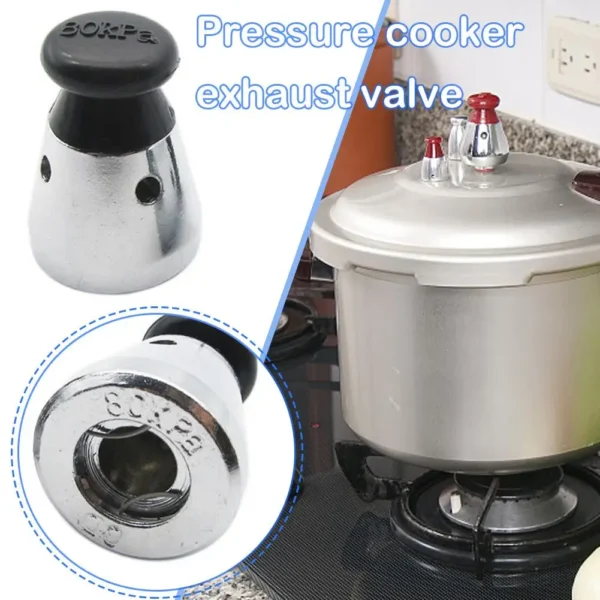 1pcs 80KPa Universal Floater Safety Valve Replacement For Pressure Cookers Valve Kitchen Supplies Accessories U6L0 - Image 4