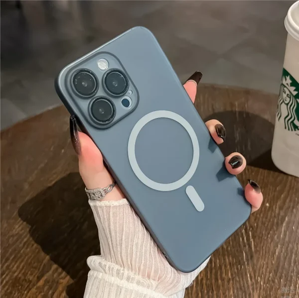 Ultra-Thin Original for Magsafe Magnetic Case For iPhone 17 Air 16 15 14 13 12 11 Pro Max Plus Hard Plastics Matte Armor Cover - Image 11