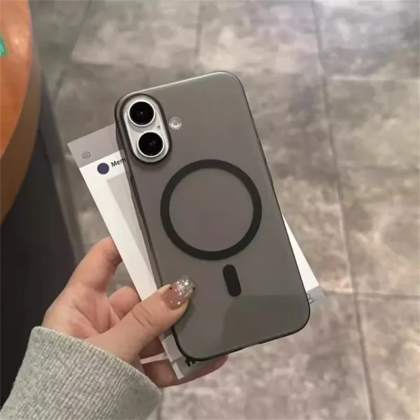Luxury Matte Ultra-Thin for Magsafe Case For iPhone 16 15 14 13 12 11 Pro Max Plus Magnetic Translucent Slim Plastic Armor Cover - Image 4