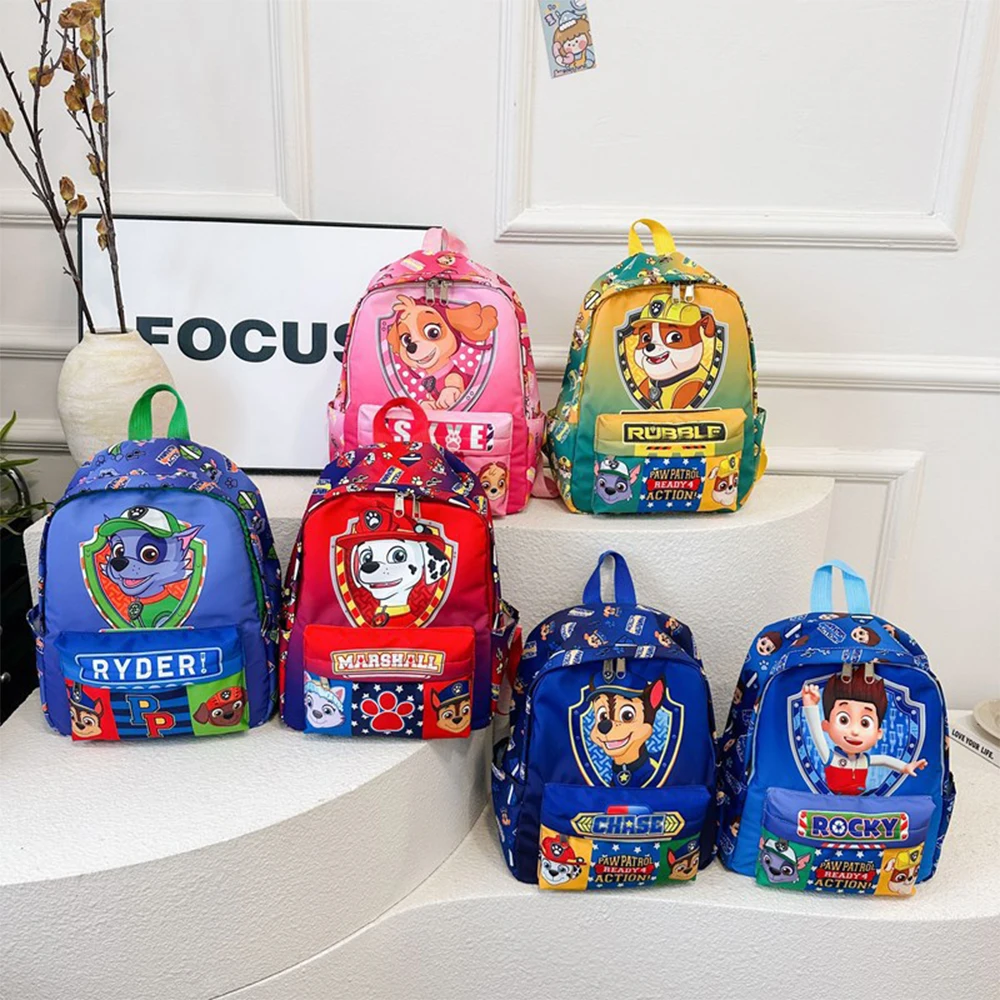PAW Patrol Skye Chase Schoolbag Anime Figure Boys Girls Cartoon knapsack Puppy Patrol Doll Cute Cartoon for Children Toys Gifts 1 PAW Patrol Skye Chase Schoolbag Anime Figure Boys Girls Cartoon knapsack Puppy Patrol Doll Cute Cartoon for Children Toys Gifts