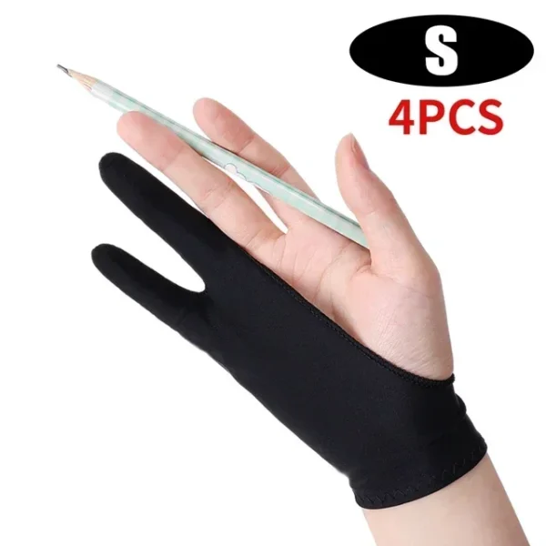 Drawing Glove Palm Rejection Two Finger Gloves for Apple IPad Capacitive Tablet Screen Artist Right/Left Hand Graphic Tablet - Image 7