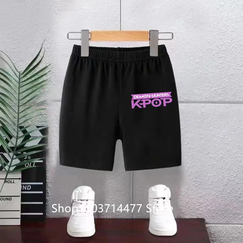 Saja Boys Tshirt Anime Kpop Demon Hunters Kids T-shirts Children's Clothing 2025 New Summer Casual Boys Girls Short Sleeve Tops 14 Saja Boys Tshirt Anime Kpop Demon Hunters Kids T-shirts Children's Clothing 2025 New Summer Casual Boys Girls Short Sleeve Tops - Image 14