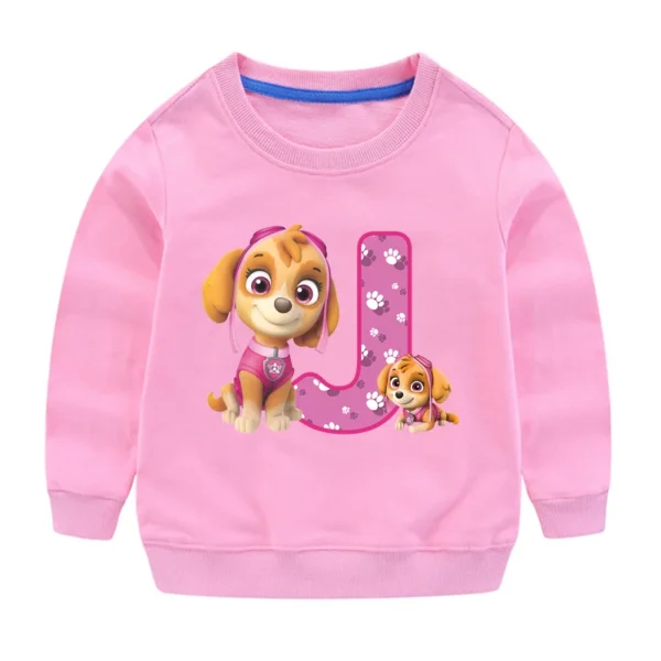PAW Patrols Kids Anime Cute Sweatshirt Skye Girls Cartoon Casual Tops Children Round Neck Pullover Sweater Autumn Clothing Gifts - Image 13