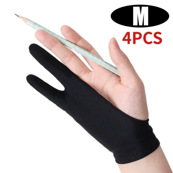 Drawing Glove Palm Rejection Two Finger Gloves for Apple IPad Capacitive Tablet Screen Artist Right/Left Hand Graphic Tablet - Image 8