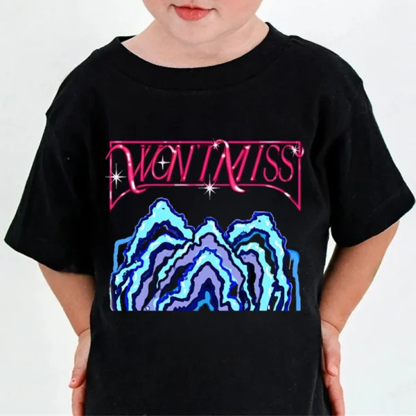 Huntrix Kpop Demon Hunters T-Shirt for Boys Girls Fans Gift Summer Crew Neck Short Sleeve Tees Fashion Kids T-shirt - Image 7