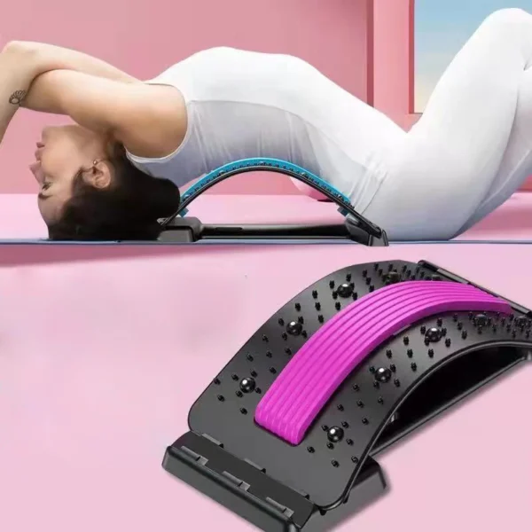 Back Stretcher for Back Pain Relief, Multi-Level Back Cracker Board, Lower and Upper Back Support for Herniated Disc - Image 8