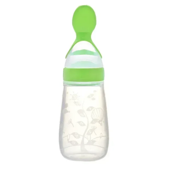 Silicone Baby Bottle with Spoon Newborn Medicine Juice Feeders Baby Food Supplement Rice Cereal Bottles Newborn Feeding Bottles - Image 12
