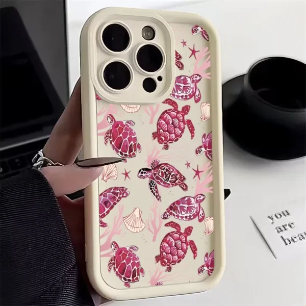 Turtle Colorful Painting Phone Case for Samsung S25 S23 S22 Ultra S24 FE Galaxy A16 A54 A15 A33 A35 A53 A55 A32 A52 Soft Cover - Image 8