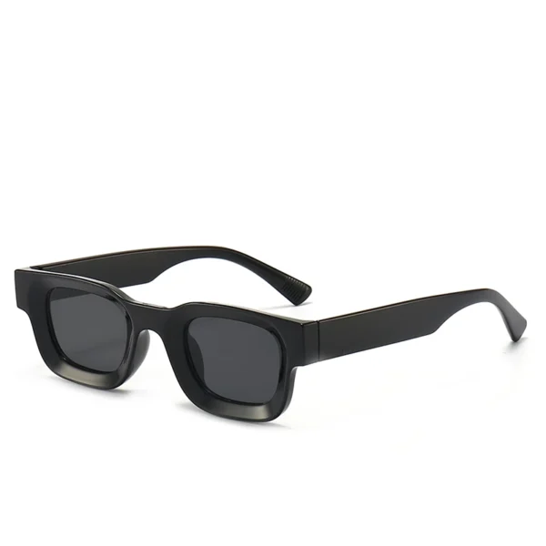 Small Sunglasses Rectangle Thick Frame Square Sun Glasses Men's Black Blue Ladies Sun Shades Uv400 Unisex Eyewears - Image 7