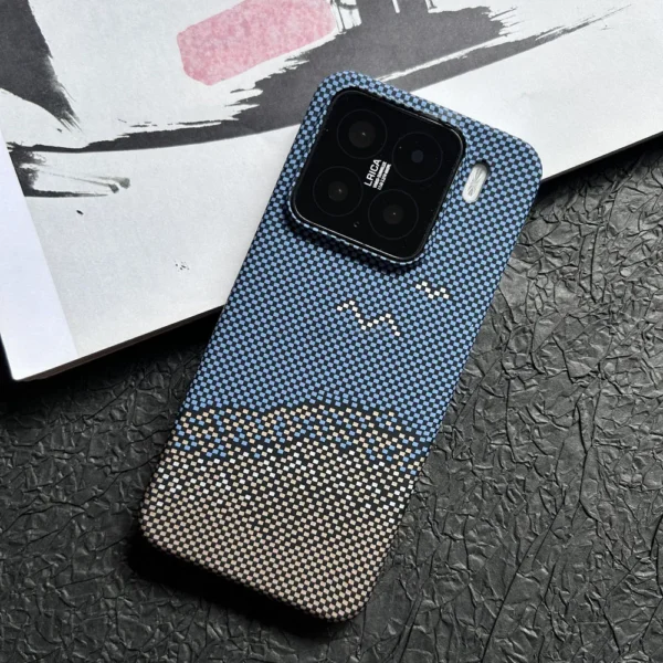 Carbon Fibre Pattern Climber Frameless Case for Xiaomi 15 15S 14 13 Pro 15Pro Ultra MI15 Ultra Thin Skin Texture Weaving Cover - Image 7