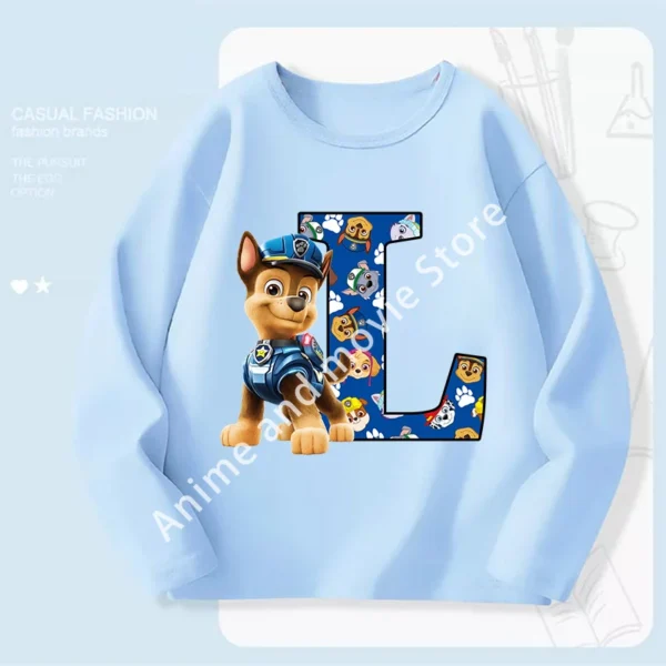 Paws Patrols Chases Child Long Sleeve Boys T-shirt Children Casual Clothing Cartoon Cute Printed Sweatshirt Anime New Kids Gifts - Image 11