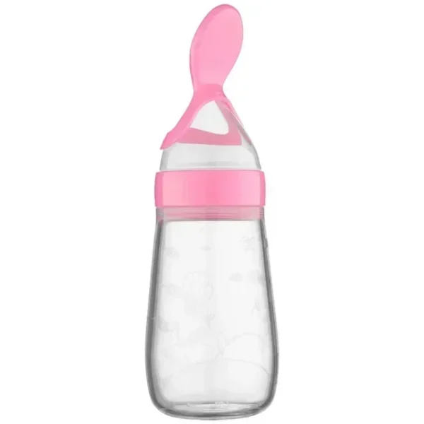 Silicone Baby Bottle with Spoon Newborn Medicine Juice Feeders Baby Food Supplement Rice Cereal Bottles Newborn Feeding Bottles - Image 10
