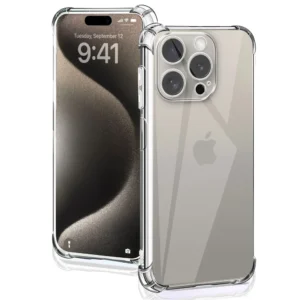 For iPhone 16 Pro Case Silicone Soft Clear Shockproof Airbag TPU Cover For iPhone 16 Plus Phone Case For iPhone 16 Pro Max Funda