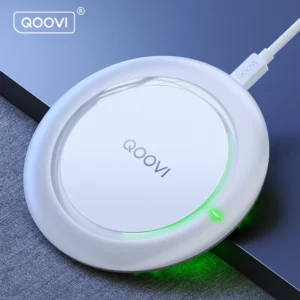 QOOVI 15W Fast Wireless Charger For Samsung Galaxy S22 S21 Note 10 9 8 USB Qi Charging Pad For iPhone 14 13 Pro Max Xs Xr X 8