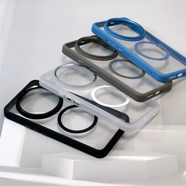 Luxury Defender Magnetic Case For Xiaomi 15 14 Ultra Pro 14Ultra Mi15 Transparent Hybrid Hard for Magsafe Wireless Charger Cover - Image 6