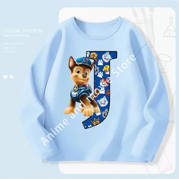 Paws Patrols Chases Child Long Sleeve Boys T-shirt Children Casual Clothing Cartoon Cute Printed Sweatshirt Anime New Kids Gifts - Image 14