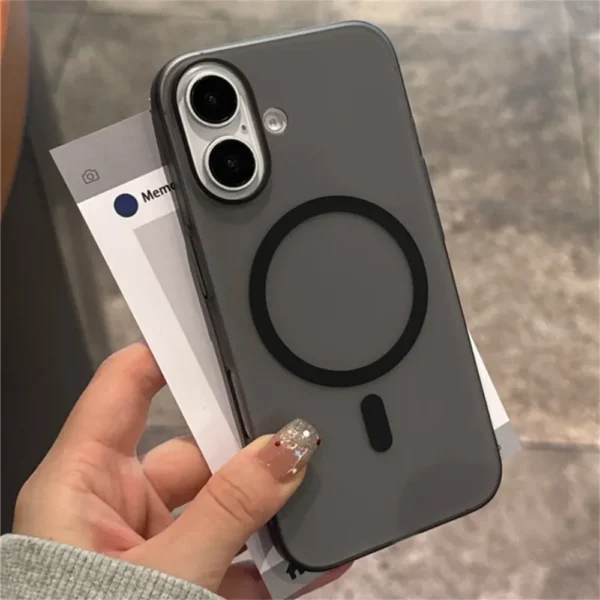 Luxury Matte Ultra-Thin for Magsafe Case For iPhone 16 15 14 13 12 11 Pro Max Plus Magnetic Translucent Slim Plastic Armor Cover