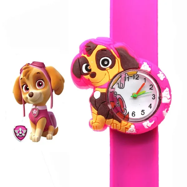 Paw Patrol Children's Watches Anime Figure Chase Skye Marshall Pat Patrol Analog Digital electronic pop bracelet Kids toy watch - Image 6