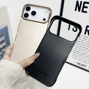 Metalic For Magsafe Magnetic Case for iPhone 17 Air 16 15 14 Pro Max Plus 13 12 16E SE4 17Pro Plating Frameless Slim Soft Cover