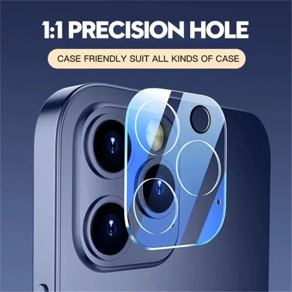 Camera Glass Lens Protector For iPhone 16 Pro Max 17 16 Pro 16 Plus 15 14 11 12 Mini 13 Pro Max Tempered Glass Camera Protector - Image 2