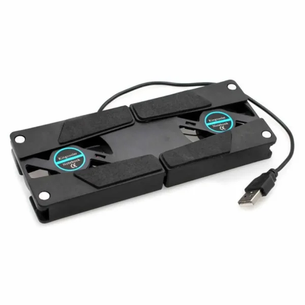 for Laptop Folding Foldable Cooler USB Dual Fan Pad Cooling Cool Pad Notebook - Image 4