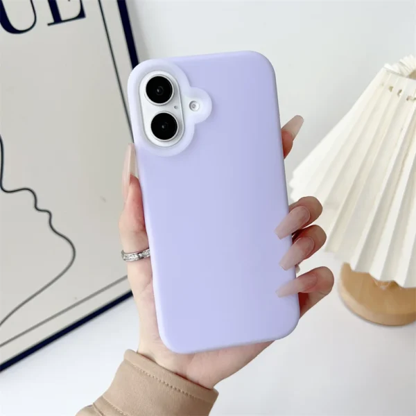 Original Liquid Silicone Matte Jelly Bumper Case For iPhone 16 15 14 13 12 11 Pro Max Plus Shockproof Candy Matte Armor Cover - Image 12