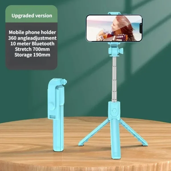 Selfie Stick Wireless Tripod Stand with Light Bluetooth Remote Extendable Tripod for iPhone Mobile Phone Tiktok Live Streaming - Image 14