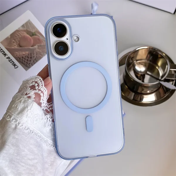 Luxury Matte Ultra-Thin for Magsafe Case For iPhone 16 15 14 13 12 11 Pro Max Plus Magnetic Translucent Slim Plastic Armor Cover - Image 10