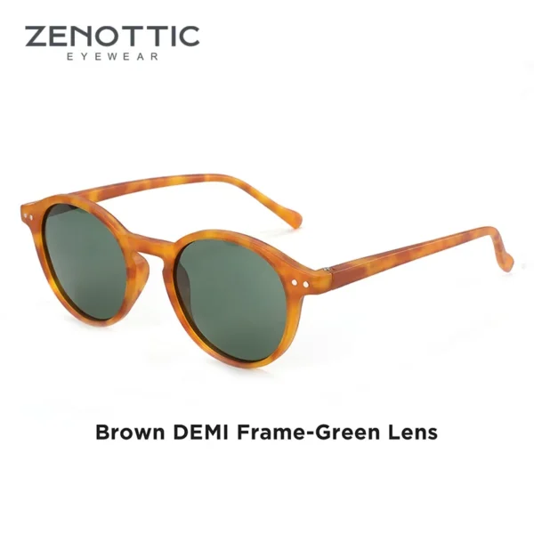 ZENOTTIC Retro Polarized Sunglasses 2023 2024 Men Women Vintage Small Round Frame Sun Glasses Polarized Lens UV400 Goggles Shade - Image 33