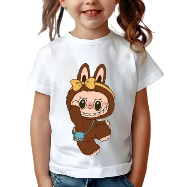 Trendy Letter Print Short Sleeve round Neck Kids T-Shirt Cotton Summer New Arrival Children Clothing for Boys - Image 5