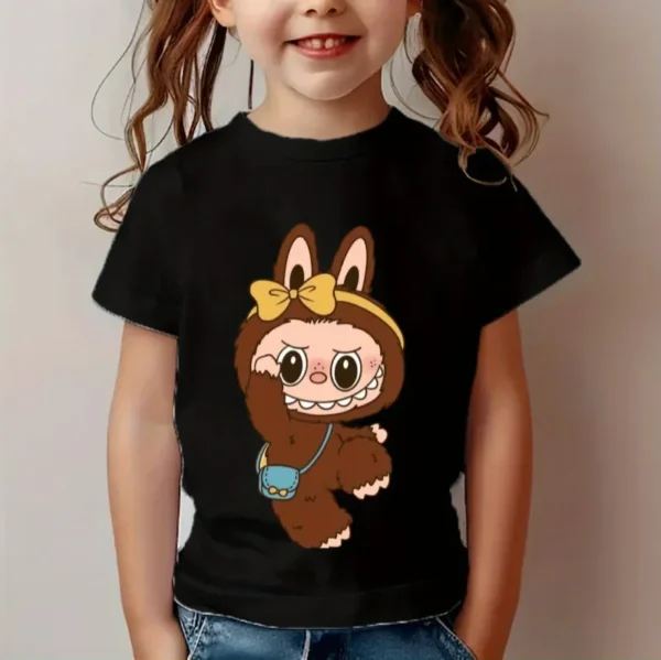 Trendy Letter Print Short Sleeve round Neck Kids T-Shirt Cotton Summer New Arrival Children Clothing for Boys - Image 2