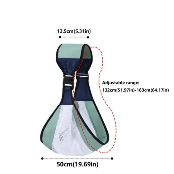 Newborn Front Holding Baby Wrap Carrier Cotton Mesh Infant Backpacks Horizontal Holding Type Infant Kangaroo Bag - Image 6