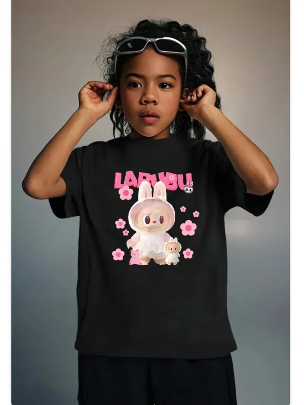 Trendy Letter Print Short Sleeve round Neck Kids T-Shirt Cotton Summer New Arrival Children Clothing for Boys - Image 8