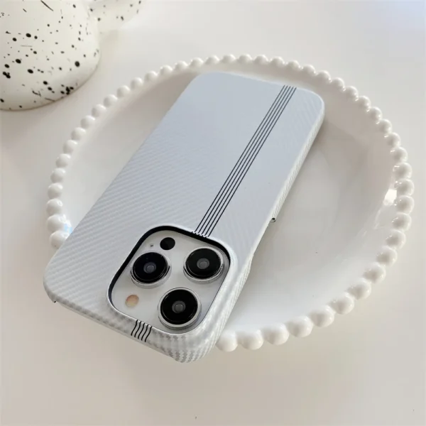 Luxury Carbon Fiber Pattern Cooling Case for iPhone 16 15 14 Plus 13 12 11 Pro Max Mini Shockproof Ultra Thin PC Shell Capa - Image 12