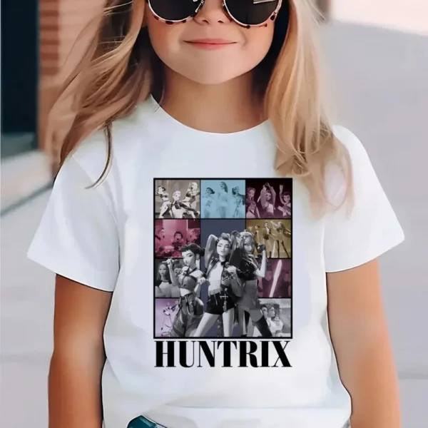 KPop Demon Hunters Kids Clothes 2025 Hot Anime T-shirt Harajuku Girls Casual Shirt Gift Fashion Movie Toddler T Shirts - Image 10