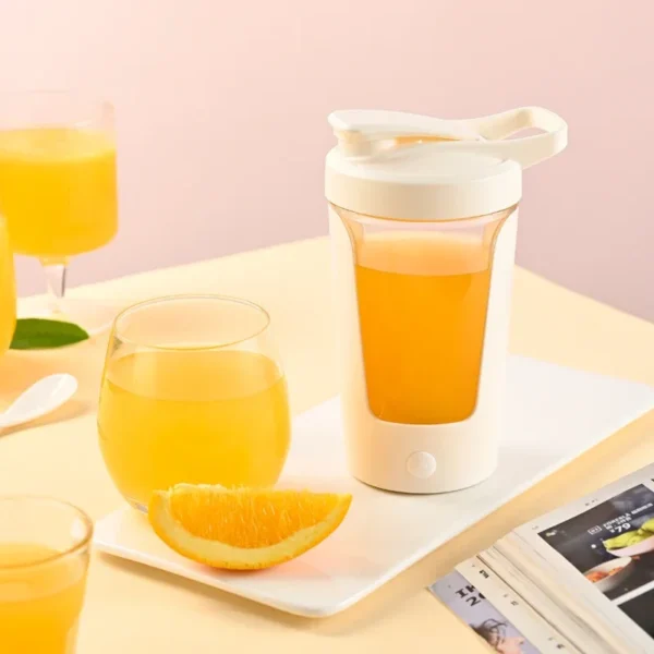 Portable Electric Automatic Shaker Blender Mixer for Protein Shakes Milk Powder Drinks Fitness Gym Camping Travel Home Outdoor