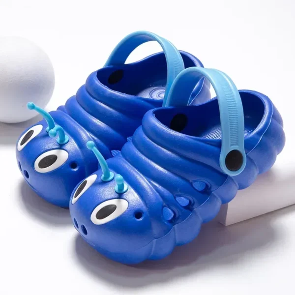 2024 Children Garden Shoes Cute Cartoon Caterpillar Beach Sandals Babies Summer Slippers High Quality Kids Slippers Flip Shoes - Image 8