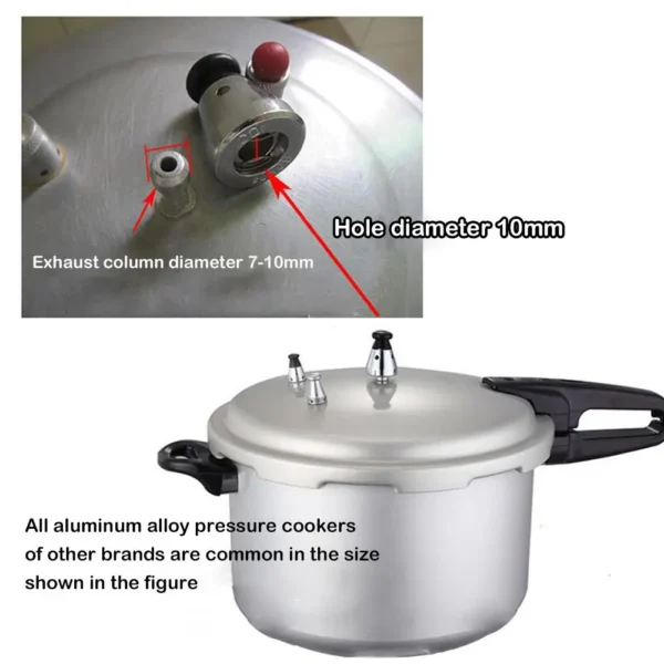 1pcs 80KPa Universal Floater Safety Valve Replacement For Pressure Cookers Valve Kitchen Supplies Accessories U6L0 - Image 6