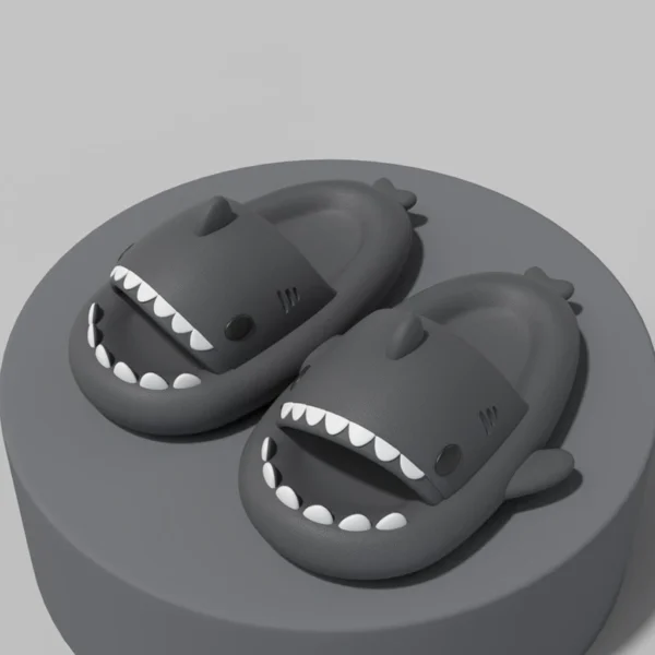Comwarm 2024 New Kids Shark Slippers Fashion Children Cartoon Slippers Girls Boys Home Non-slip Soft Sandal Outdoor Beach Slides - Image 17