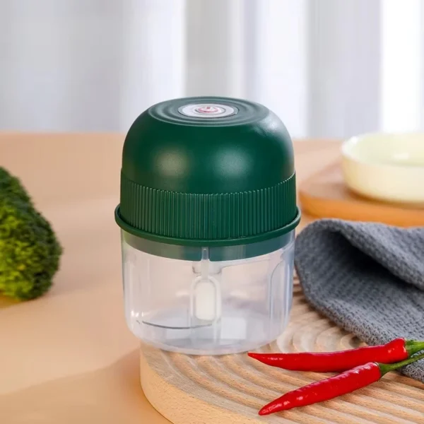 Garlic Grinder Portable Garlic Masher Food Chopper 260ML Electric Meat Grinder Chili Ginger Vegetable Grinder Kitchen Blender