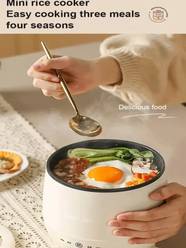 Multifunctional Electric Rice Pot Small Mini Rice Cooker Office Household Claypot Portable Non-stick Cooking Electric Cooker